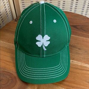 Shamrock Clover Ireland Irish Leaf St Patricks Day Embroidered Hat  NWOT